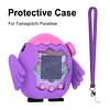 Cute Owl Silicone Cover Fit for Tamagotchi Paradise Pet Accessories Protective Sleeve Case with Lanyard Scratch-Resistant