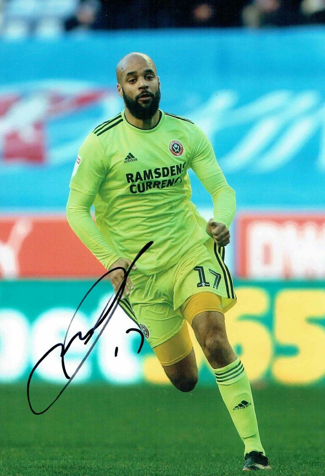 David McGOLDRICK Sheffield United Signed Autograph 12x8 Photo Poster painting 1 AFTAL COA SUFC