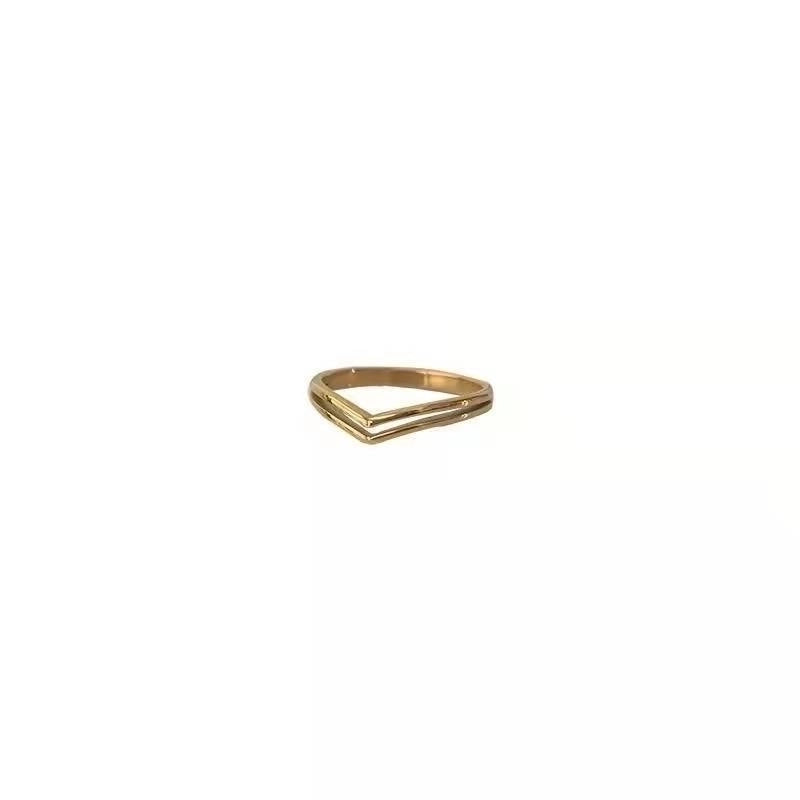 Elegant Minimalist Solid Color Titanium Steel Rings