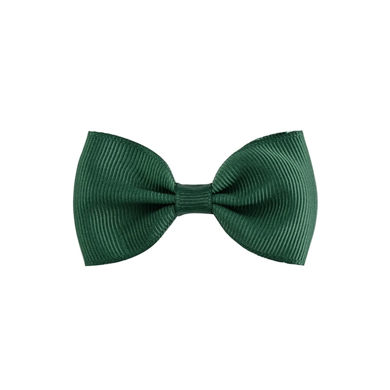 Solid Color Children’s Bow European Version Cute Hairpin Baby Hair Accessories Flat Head Bow Tie 643