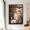 Lion-11CT Stamped Cross Stitch 40*60cm/15.75*23.62in(Big Size)