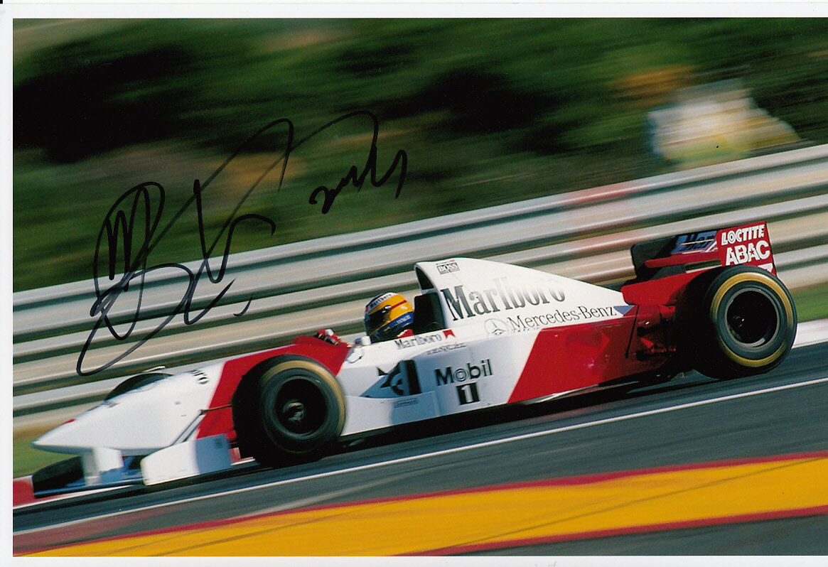 Mark Blundell Hand Signed McLaren Mercedes Photo Poster painting 12x8 6.