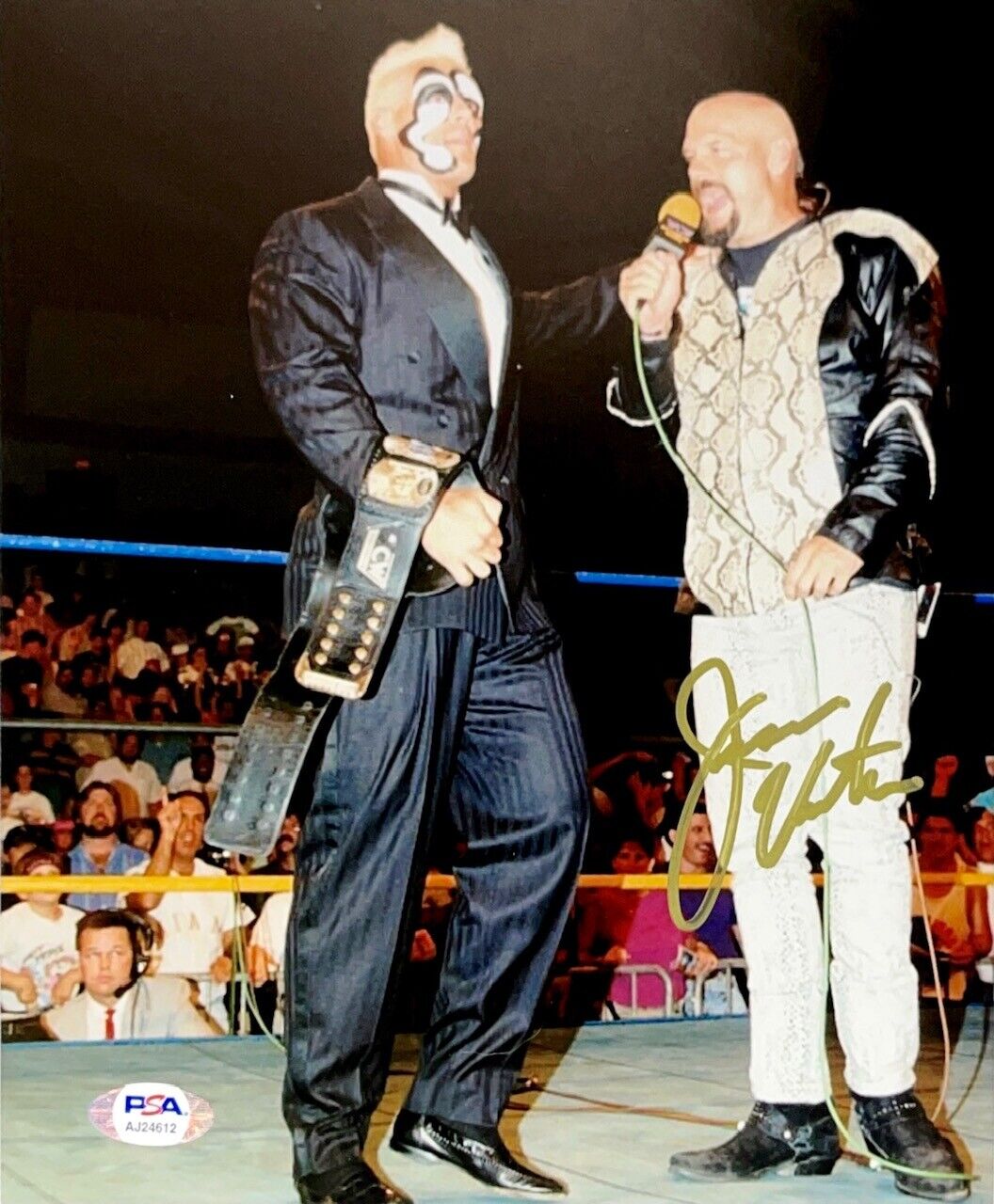 WWE JESSE THE BODY VENTURA HAND SIGNED AUTOGRAPHED 8X10 Photo Poster painting WITH PSA/DNA COA 9