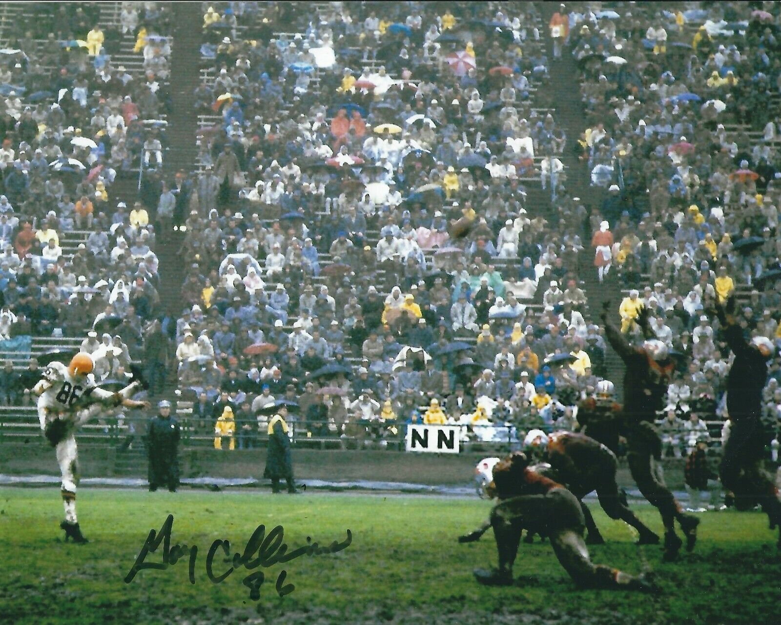 Signed 8x10 GARY COLLINS Cleveland Browns Autographed Photo Poster painting - w/COA