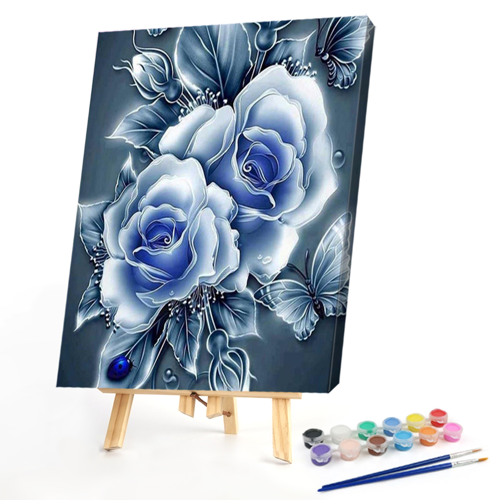 

40*50CM - Paint By Numbers - Flowers, 501 Original
