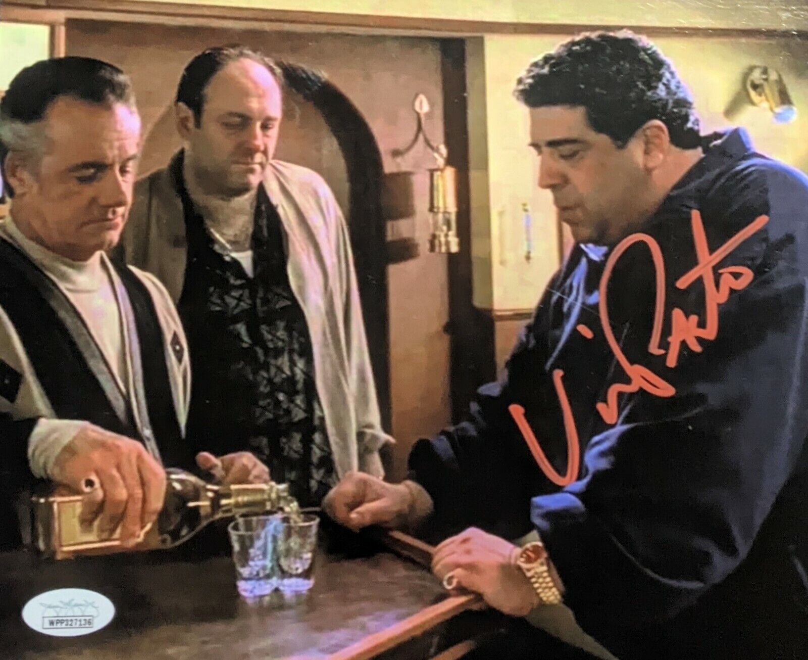 Vincent Pastore Signed Autograph 8x10 COA