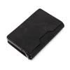 New Magnetic Self-elastic Card Holder Ultra-thin Aluminum Alloy Anti-theft Card Holder Men's Business Multi-functional Wallet