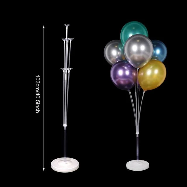 Xpoko Balloon Column Stand Holder Round Baloon Arch Frame Ring Birthday Baloon Decor Wedding Party Christmas Decorations Baby Shower