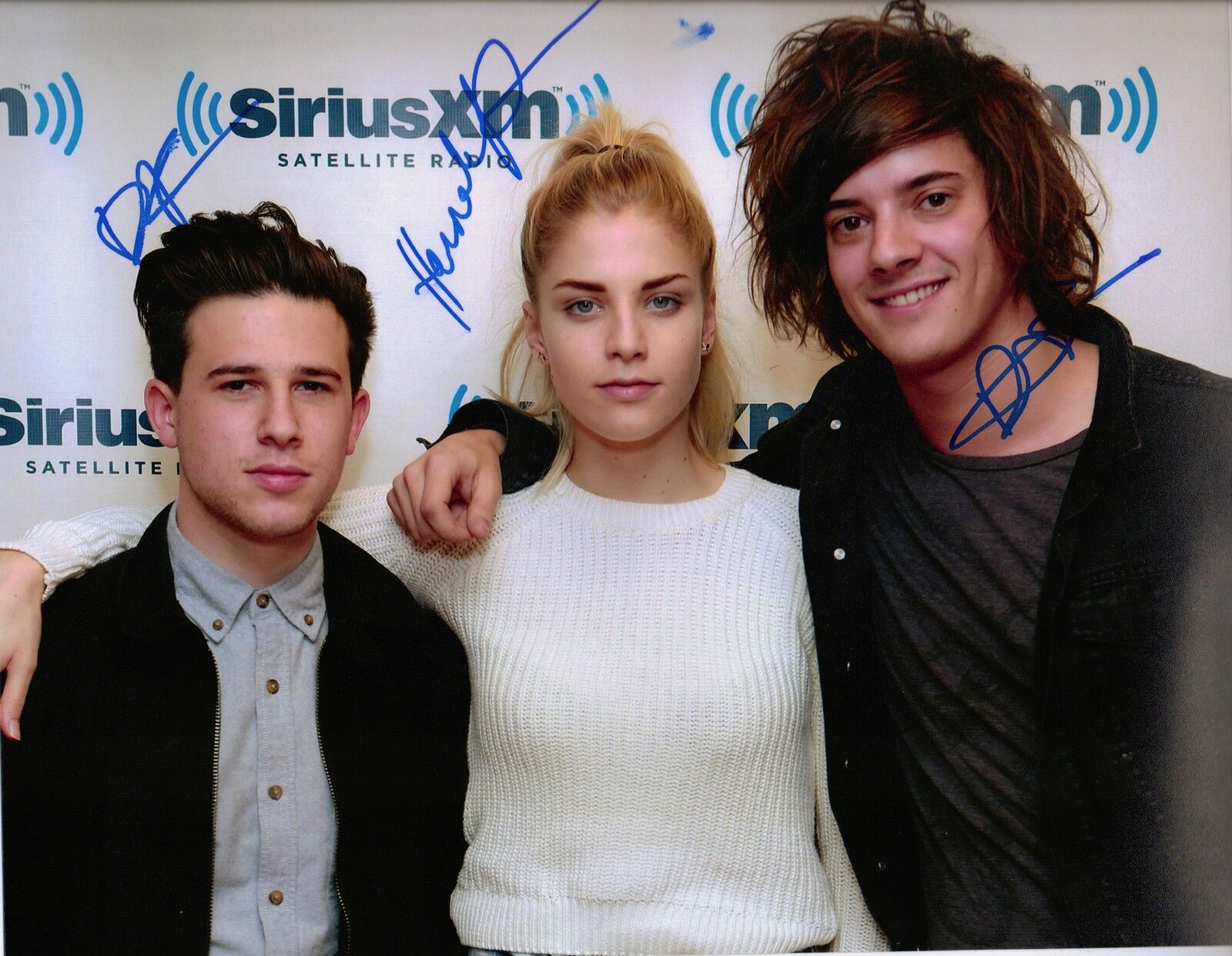 London Grammar Genuine Hand Signed 10x8 Photo Poster painting Autograph If You Wait