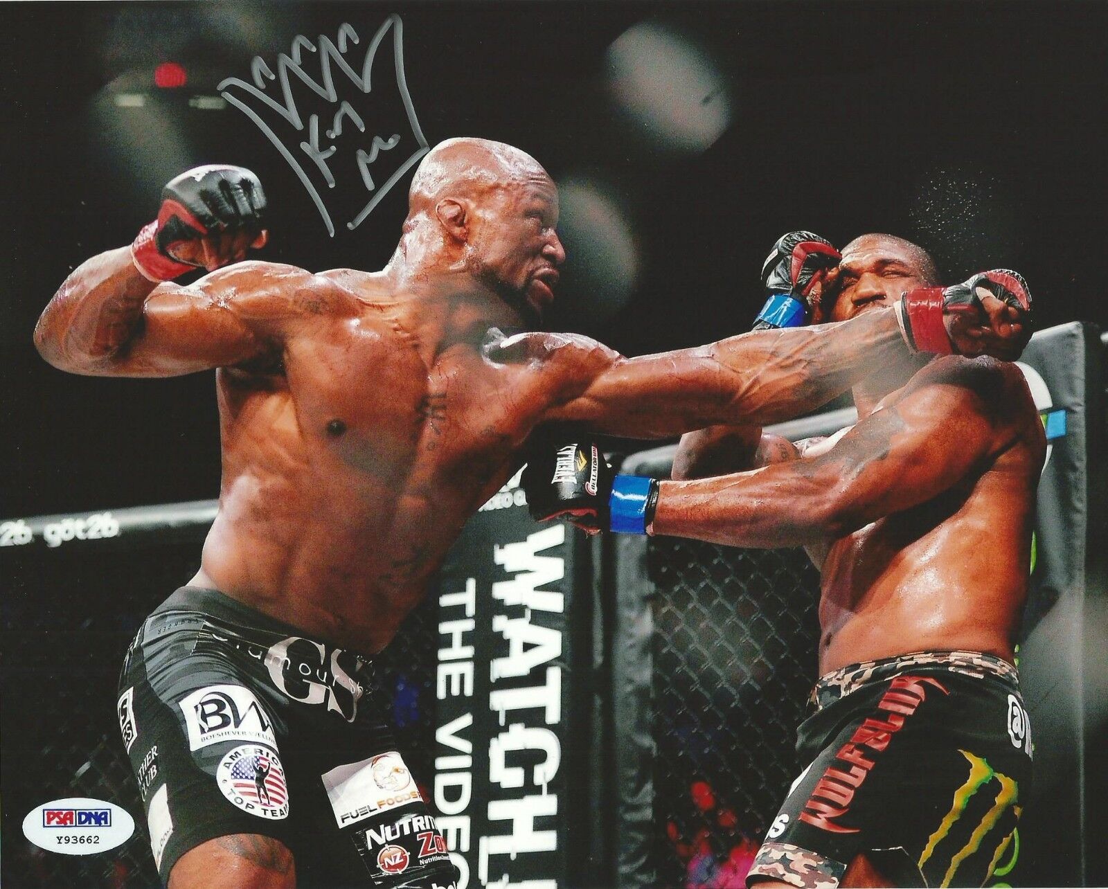 King Mo Muhammed Lawal Signed 8x10 Photo Poster painting PSA/DNA COA Bellator MMA Picture Auto'd