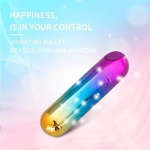 10 Frequency Mini Rainbow Bullet Vibrator: Clitoral and G-Spot Stimulator for Enhanced Pleasure