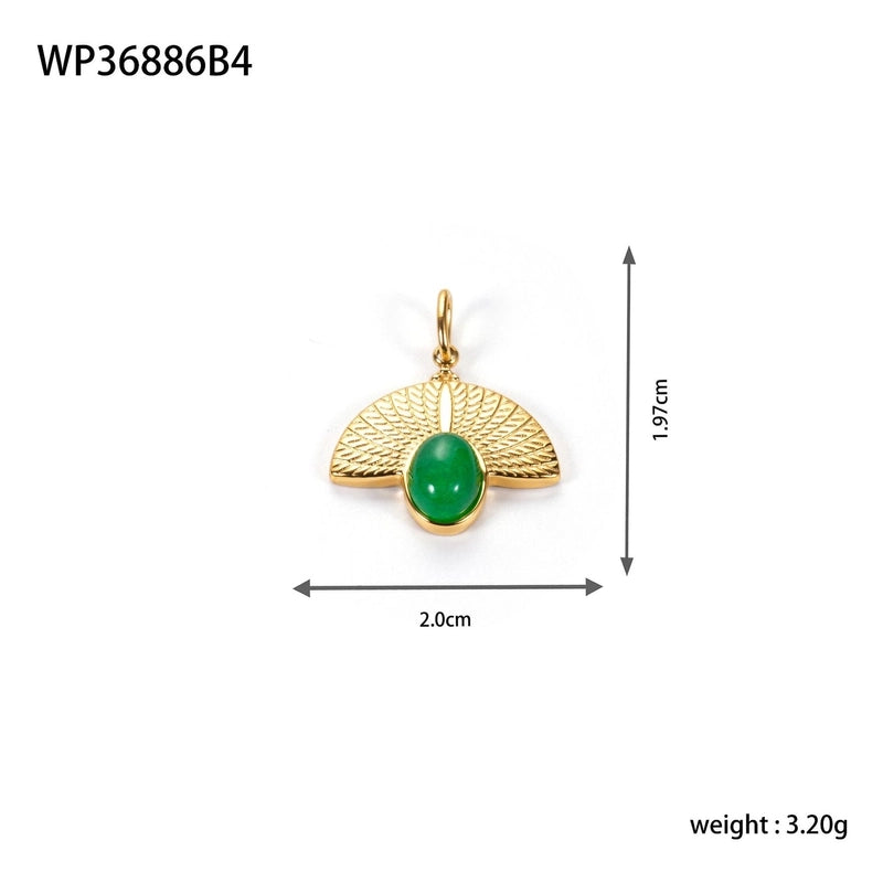 1 Piece 20*19.7mm 304 Stainless Steel Geometric Pendant Jewelry Accessories