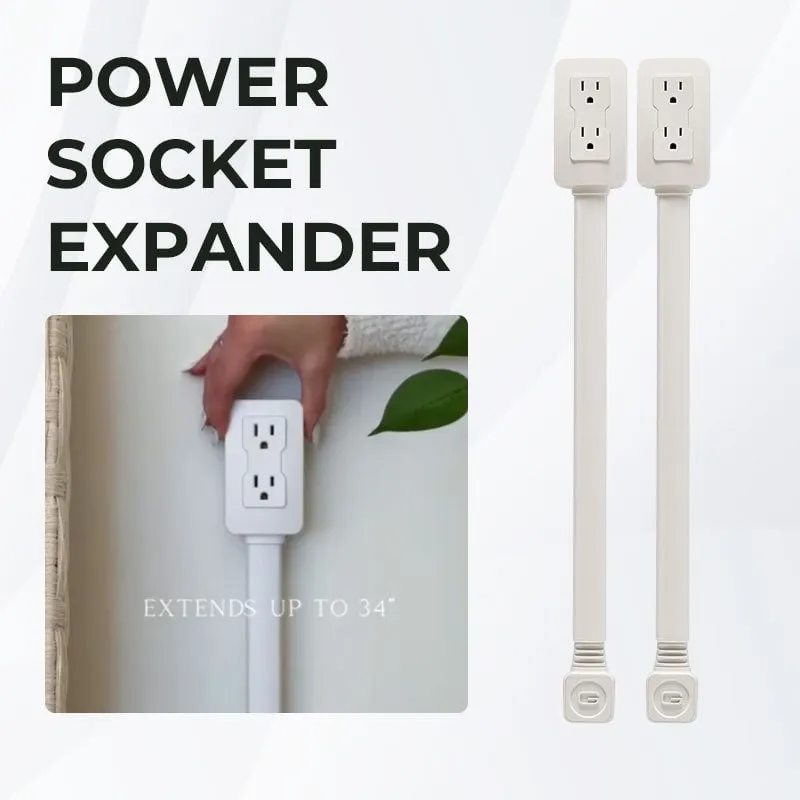🔥Outlet Electrical Outlet Extender with USB-A USB-C & 2 AC Outlets Extendable 22-34" Rotatable 180&deg; for Couches Desks Nightstands（BUY 2 FREE SHIPPING）