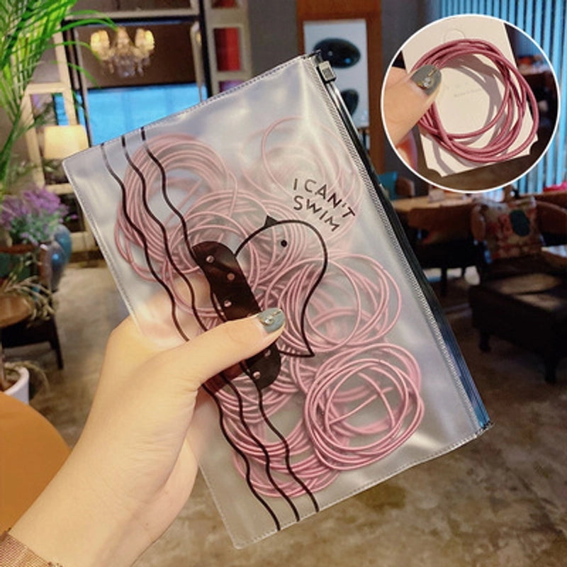 Hair Tie Rubber Band Female Small Hair Band Children’s Hair Rope Hair Rope Girl Baby Rubber Band Does Not Hurt Hair Elastic Good Simple