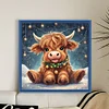 (Multi-Style) Highland Cattle-11CT Stamped Cross Stitch 40*40cm/15.75*15.75in