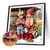 Diamond Painting-DIY Full Round Drill Little Girl(40*40 CM)