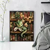 Books And Dragons-11CT Stamped Cross Stitch 40*50cm/15.75*19.69in tapestrymarket
