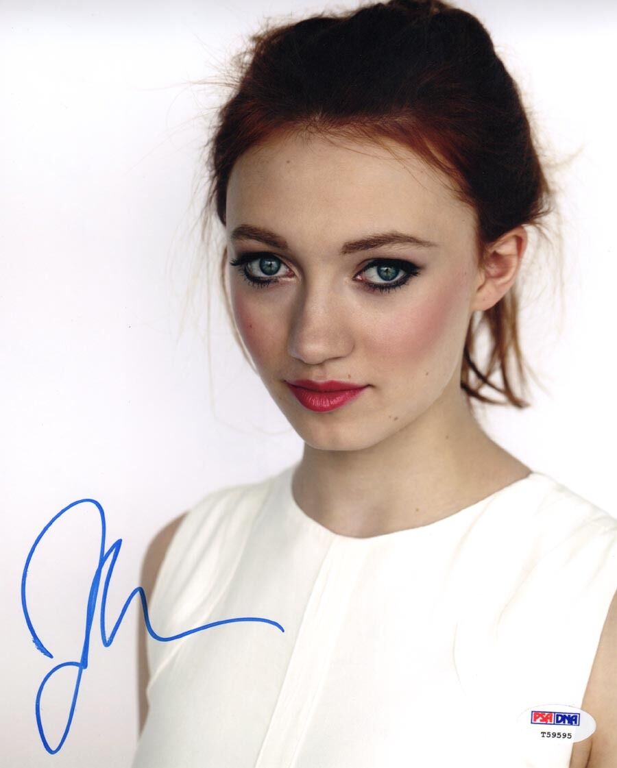 Jacqueline Emerson SIGNED 8x10 Photo Poster painting Foxface Hunger Games PSA/DNA AUTOGRAPHED