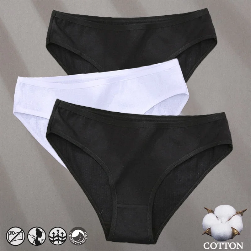 Cotton Panties Jacquard Design Pattern Women Panties Underwear Sexy Female Lingerie Briefs Solid Color Intimate Pantys for Woman
