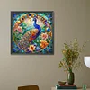 Diamond Painting-Round AB Drill Peacock(45*45CM)