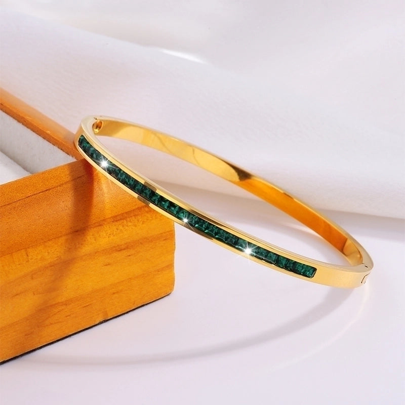 Casual Minimalist Classic Style Heart Shape 304 Stainless Steel Bangle In Bulk