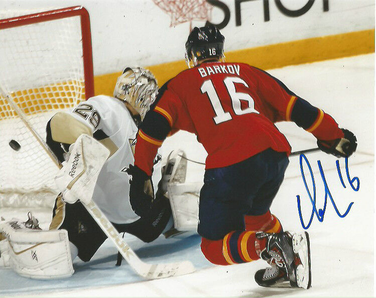 Florida Panthers Aleksander Barkov Signed Autographed 8x10 Photo Poster painting COA B