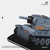 Super mini tank full-scale remote control battle tank infrared battle remote control car