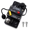 T Tocas 12V - 48V DC Hi-Amp 3/8" Studs 300 Amp Circuit Breaker with LED Indication Manual Reset for Car Audio Automotive RV UL Certified 300A Waterproof IP67