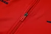 Joyfball 2024/2025 Arsenal Long Zipped Jacket Red Soccer Jersey（Vintage style）