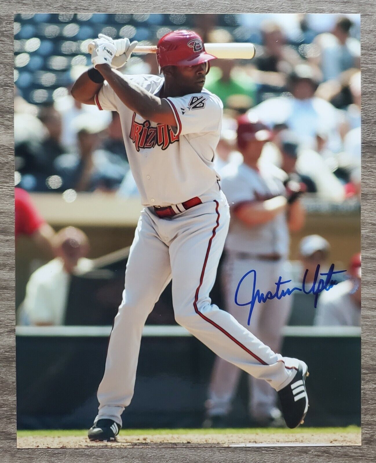 Justin Upton Signed 8x10 Photo Poster painting Arizona Diamondbacks MLB RAD