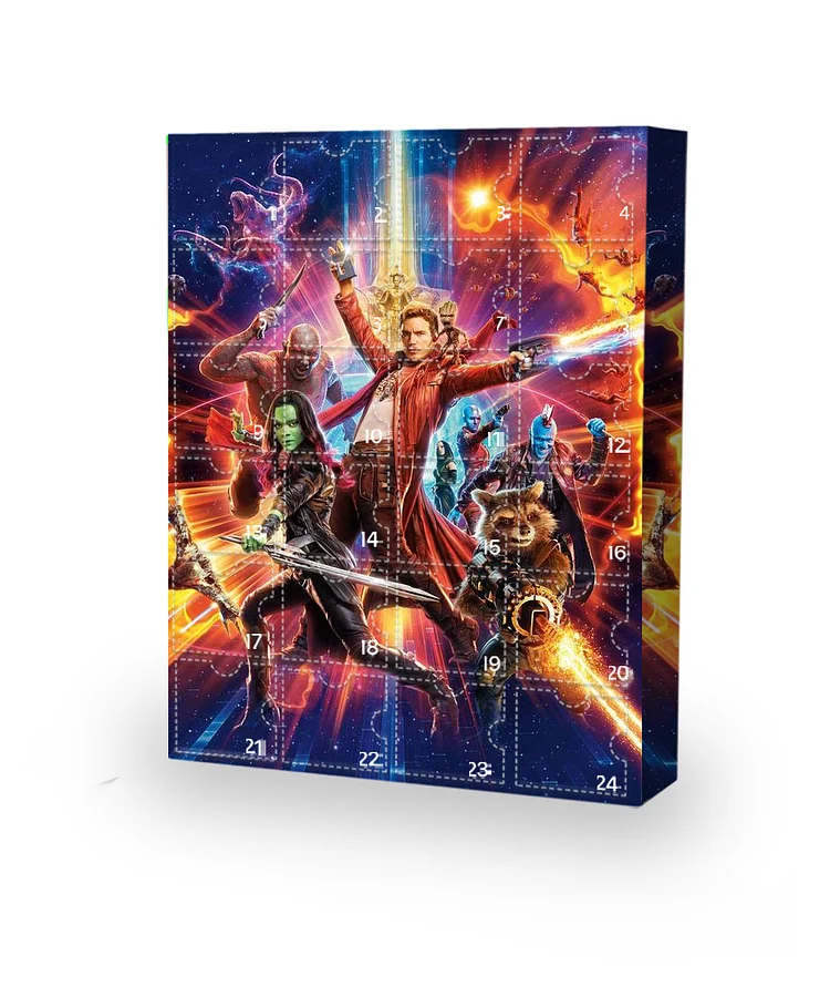 Guardians Of The Galaxy Advent Calendar -- The One With 24 Little Doors