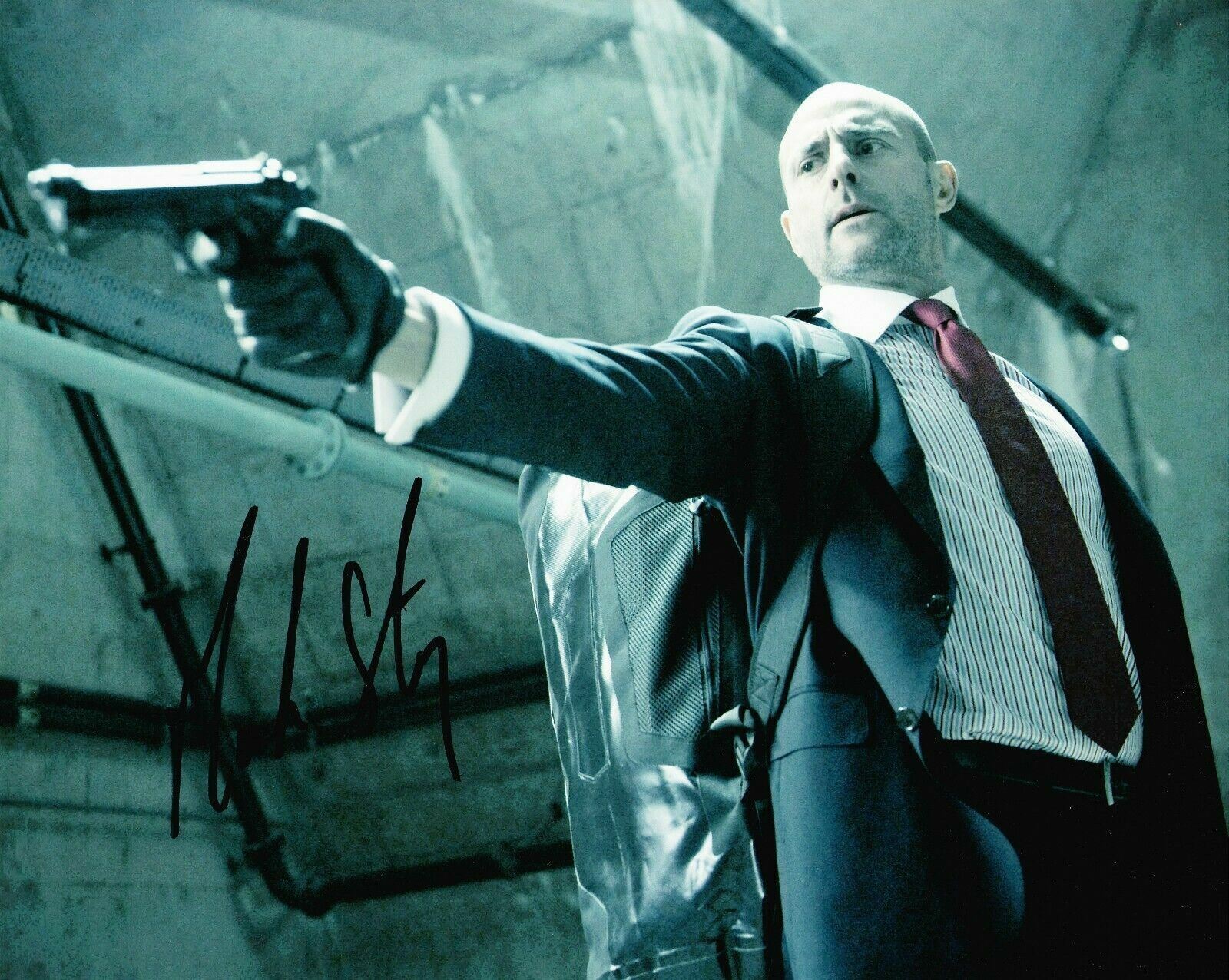 Mark Strong Signed 10X8 Photo Poster painting AFTAL COA (5259)