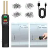 300W Plastic Welding Machine 200pcs Hot Stapler Heat Gun Bumpers Repair Kit