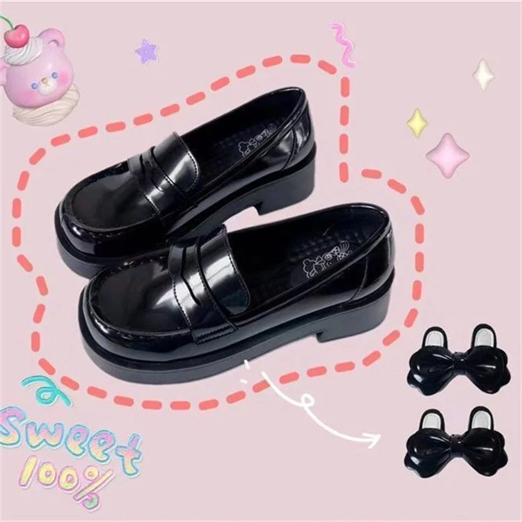 Brownm Brownm Temperament With Skirt Versatile Bow Knot Single Shoes Female 2024 Net Red New Korean Elegant Fairy Wind Mary Jane Shoes