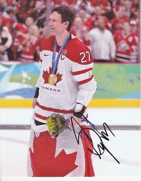 Scott Niedermayer Signed Autographed Team Canada Photo Poster painting - 2013 HOF Anaheim Ducks