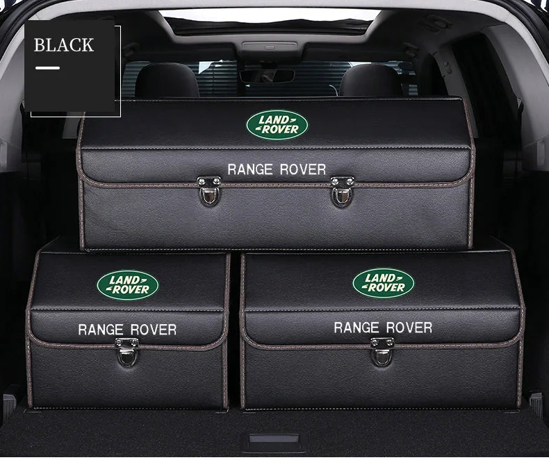 Car Trunk Leather Storage Box