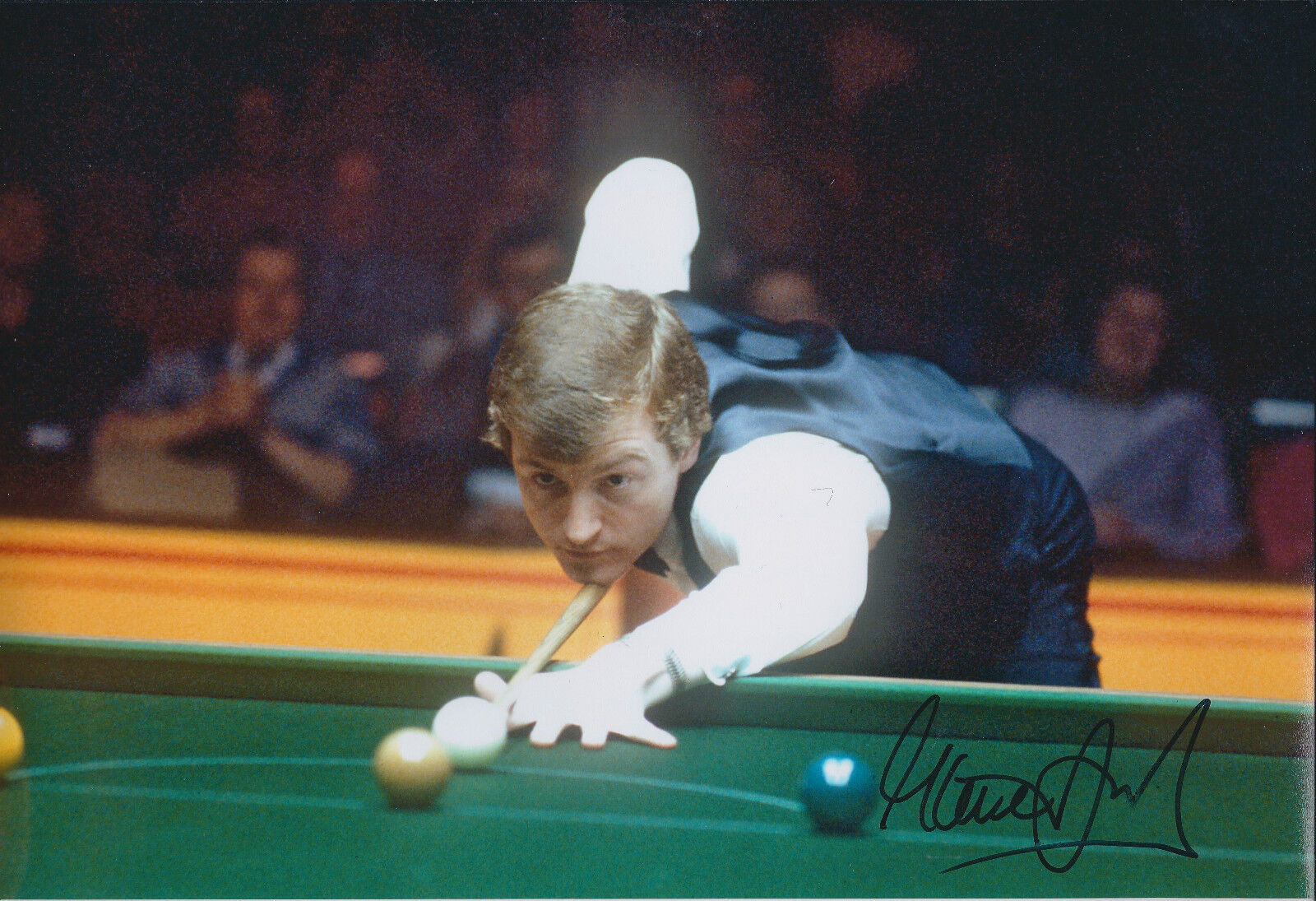 Steve Davis SIGNED Autograph of Snooker World Champ Legend 12x8 Photo Poster painting AFTAL COA