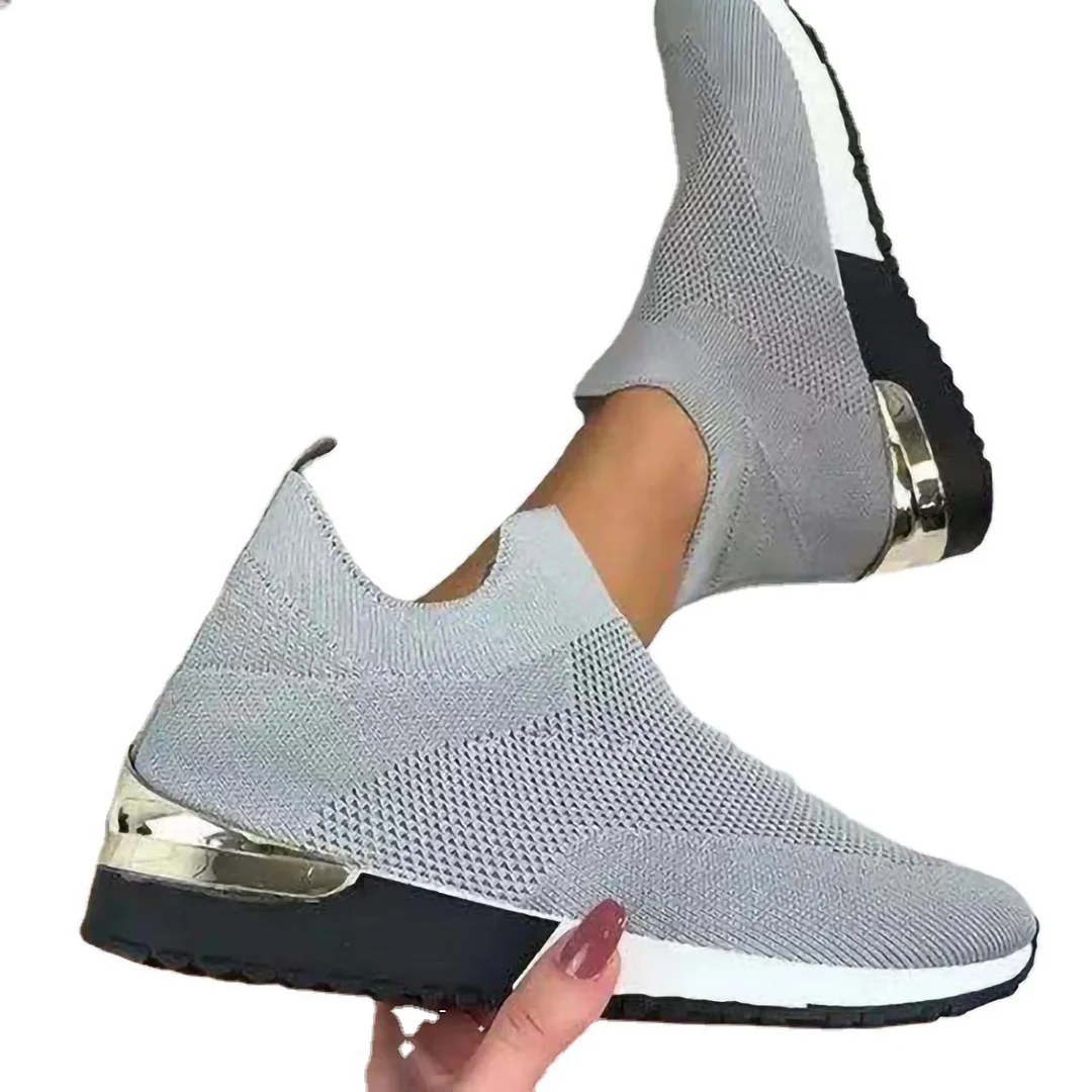 Letclo™ Elegant Elastic Slip-on Flat Shoes letclo Letclo