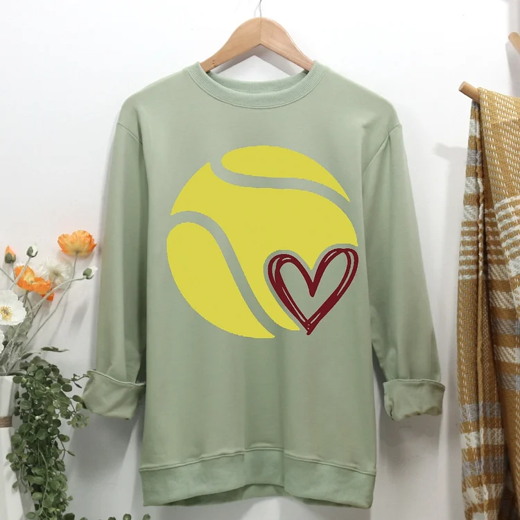Tennis love Women Casual Sweatshirt-Annaletters