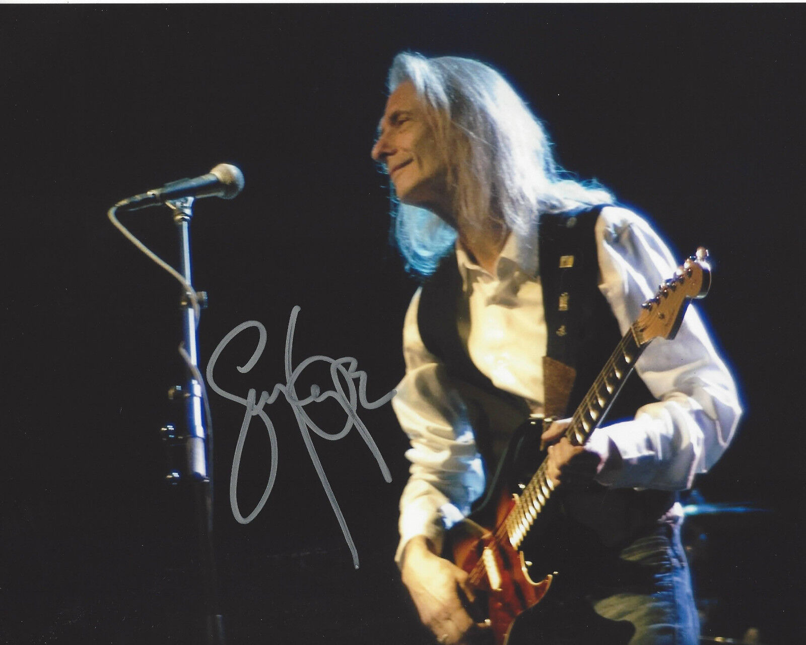 LENNY KAYE (PATTI SMITH GROUP) GUITARIST SIGNED AUTHENTIC 8X10 Photo Poster painting B COA PROOF