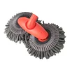 Car Washer Mop Double Brush Head Stretching Handle Car Wash Brush Telescopic Mop
