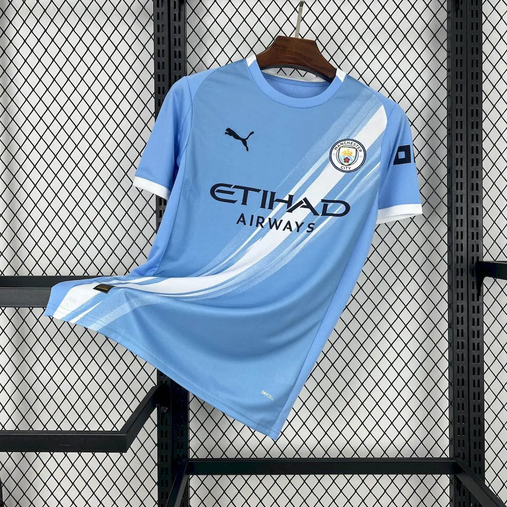 2025-2026 Manchester City Home Football Shirt 1:1 Thai Quality- Maxi Kit