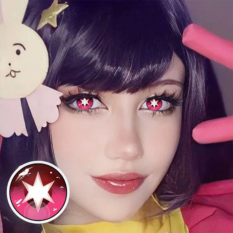 Hoshino Red Contact Lenses For Halloween Day 14mm