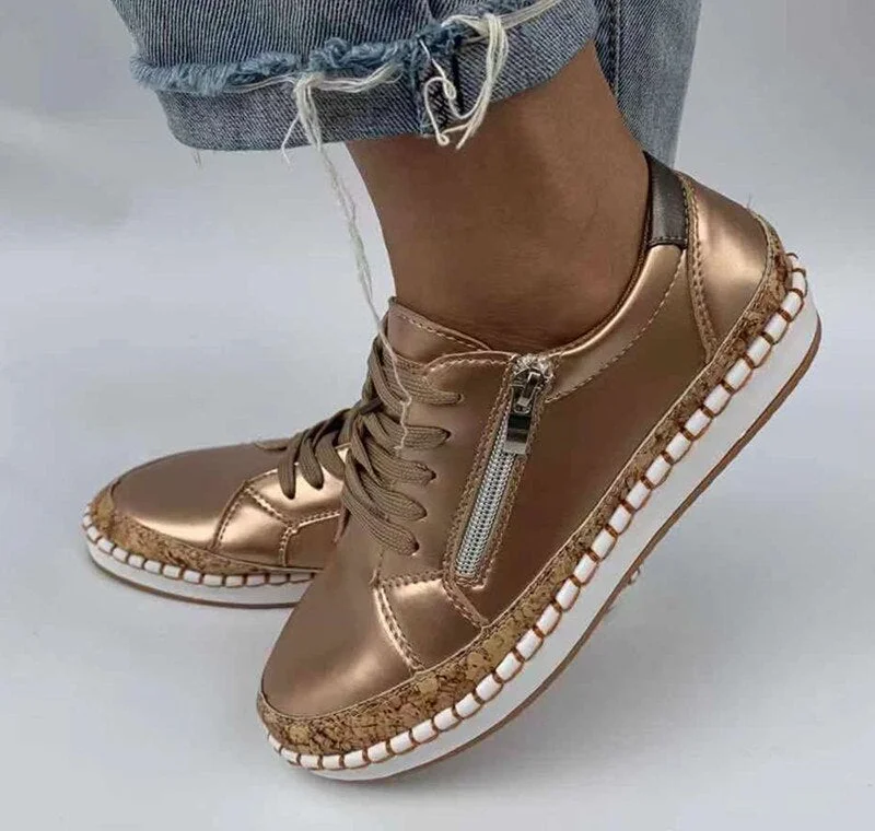 Women Flower Print Sneakers Comfy Wearable Lace Up Casual Sneakers Running Walking Female Shoes Stitching Skate Shoes Plus Size