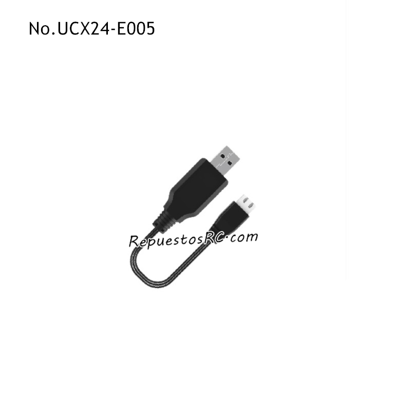 UDIRC UD1610S Piezas para coches RC Cargador USB de 7,4V UCX24-E005
