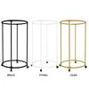Circular Drying Rack with Wheels Display Hanging Clothes Rack for Clothing Store