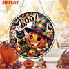 Diamond Painting 2D Flat Halloween Pumpkin Theme Pendant Home Wall Decoration