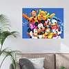 5D DIY Full Square Drill Diamond Painting Cartoon Mouse Bear Cross Stitch