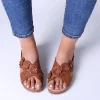 Women's comfortable flat round toe sandals
