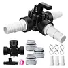 3 Way Diverter Valve Reliable and Adjustable Hose Conversion Kit for Replacement